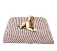 ping bu Extra Large Dog Bed Anti Slip Dogs Bed,Washable Dog Cushion Pet Mat with Removable Cover,Soft Warm Dogs Cushion Pets Crate Mattress (Coffee,80 * 54cm)