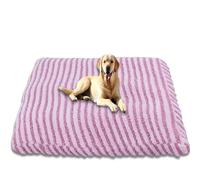 ping bu Extra Large Dog Bed Anti Slip Dogs Bed,Washable Dog Cushion Pet Mat with Removable Cover,Soft Warm Dogs Cushion Pets Crate Mattress (Purple,105 * 75cm)