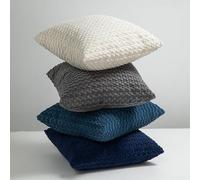 ping bu Neutral Corduroy Cushion Covers Set of 4,Square Decorative Sofa Pillowcases Warm Color Scheme Pillow Covers for Home Bohemian Decor Sofa Bed Living Room (Combo set-D,40x40CM)