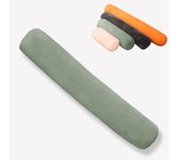 ping bu Soft Full Body Pillow for Adults Sleeping,Round Bolster Pillows for Head Neck Lumbar Support Cozy Long Cushion Bolster Pillow for Yoga Legs Hugging (100CM-Long,B)