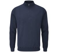 PING CROY MERINO LINED GOLF SWEATER - OXFORD BLUE
