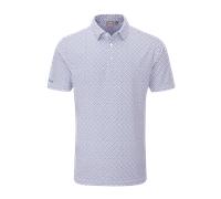 Ping Ephron Polo Shirt - White/Pink Haze Multi - L Size: Large