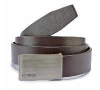 PING HUGHES LEATHER GOLF BELT - BROWN