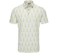 PING MR PING PRINTED GOLF POLO SHIRT - LIMELIGHT