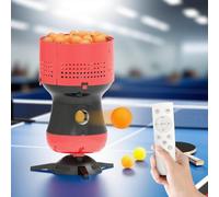 Ping Pong Ball Machine for Training, 90-Ball Capacity Table Tennis Robot, 5 Level Adjustable, Multiple Serving Modes