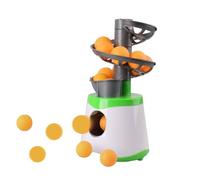 Ping Pong Ball Machine(Holds 16 Balls), Automatic Table Tennis Machine, 2-3 Seconds to Serve, Automatic Ball Ejection/No Clogging, Easy Carry, for Beginners,Green