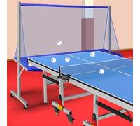 Ping Pong Ball Net - Table Tennis Training Collector and Roller for 72-82 Inch Tables, Professional Net for Training Grounds