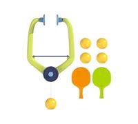 Ping Pong Game Set, Portable Door Pings Pong Games Over the Door,Adjustable Hanging Table Tennis for Indoor Practice, With Racket and Balls
