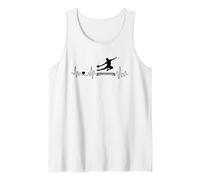 Ping Pong Heartbeat with Heart for Table Tennis Champions Tank Top