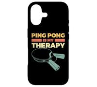 Ping Pong is My Therapy - Motivational Table Tennis Quote Case for iPhone 17