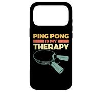 Ping Pong is My Therapy - Motivational Table Tennis Quote Case for iPhone 17 Pro Max