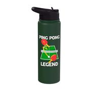 Ping Pong Legend Table Tennis Playing Ping Pong Stainless Steel Insulated Water Bottle