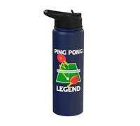 Ping Pong Legend Table Tennis Playing Ping Pong Stainless Steel Insulated Water Bottle