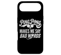 Ping pong makes me say bad words funny table tennis humor Case for iPhone Air