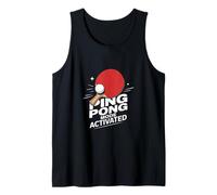 Ping Pong Mode Activated Table Tennis Player Tank Top