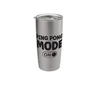 Ping Pong Mode On Saying for Table Tennis Player Stainless Steel Insulated Tumbler