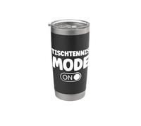 Ping Pong Mode On Saying for Table Tennis Player Stainless Steel Insulated Tumbler
