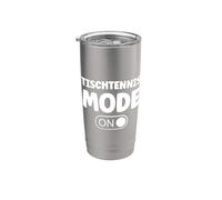 Ping Pong Mode On Saying for Table Tennis Player Stainless Steel Insulated Tumbler