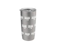 Ping Pong Mode On Saying for Table Tennis Player Stainless Steel Insulated Tumbler