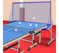 Ping Pong Net, Table Tennis Catcher Rolling Ball Recovery Net With 4 Wheels, Widened Wings And No Bounce Design, Fits 72-82 Inch Tables For Training, Practice, Indoor Outdoor Games