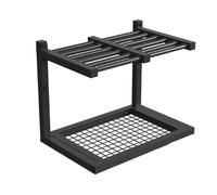 Ping Pong Paddle Holder, Floor Table Tennis Bat Holder, Standing Table Tennis Bat Display Stand for Playroom/Man Caves/Garage, Metal Storage Stand