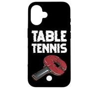 Ping Pong Power Table Tennis Bat Case for iPhone 16