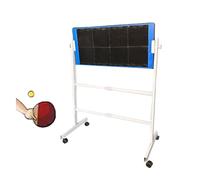 Ping Pong Return Board Self-Study Training Equipment with Wheel, Ideal for Individual and Community Practice, Perfect for Skill Improvement and Game Readiness