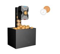 Ping Pong Robot Machine, Ping Pong Tennis Ball Launcher with Remote Control, 4-40 M/S Can Hold About 100 Balls, Penalty Kick, Forehand and Backhand Practice, for Home School Practicing