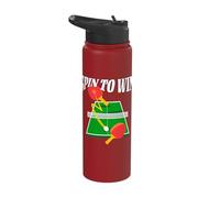 Ping Pong Spin to Win Ping Pong Stainless Steel Insulated Water Bottle