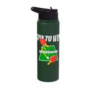 Ping Pong Spin to Win Ping Pong Stainless Steel Insulated Water Bottle