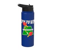 Ping Pong Spin to Win Ping Pong Stainless Steel Insulated Water Bottle