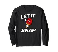 Ping Pong Table Tennis Let It Snap Retro Paddle Long Sleeve T-Shirt