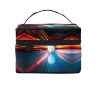 ping-pong Women's Large Capacity Makeup Bag, Portable Travel Makeup Bag, (9x6.5x6.2 inches) Girls Large Makeup Bag Storage Bag