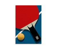 Ping PongArt Canvas Print of Oil Paintings Reproduction Modern Canvas Print Artwork Abstract Landscape Pictures Printed on Canvas Wall Art for Home Office DecorationsUnframe-style16x24inch(40x60cm)