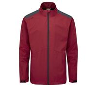 PING SENSORDRY S2 WATERPROOF GOLF JACKET - FIREBRICK