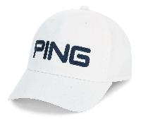 PING UNSTRUCTURED TOUR GOLF CAP - WHITE