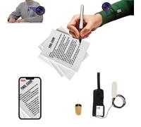 PingaOculto Mini Spy Camera 4K Exams (Extended Battery + Earpiece Vip Pro) | Full spy kit: small camera spy 4K hidden in a button lens, live remote view from the app and an invisible mini earpiece