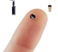 PingaOculto Spy Earpiece Bluetooth Wireless Earphones Invisible Hidden Mini Headset Exam Phone Microphone - Secret Earphone Micro Listening Device Cheating (Spy Earpiece Nano V8 + Vip Pro SuperMini)