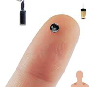 PingaOculto Spy Earpiece Bluetooth Wireless Earphones Invisible Hidden Mini Headset Exam Phone Microphone Adhesive Strips - Secret Earphone Micro Listening (Spy Earpiece Nano V8 + Vip Pro SuperMini)