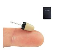 PingaOculto Spy Earpiece GSM Exams Invisible Hidden Mini Wireless Earphones in-Ear for SIM Card Microphone - Discreet Listening Device to Copy on Phone Call (Spy Earpiece Vip Pro SuperMini GSM Piece)