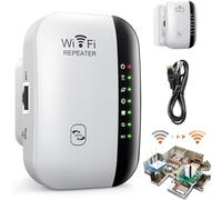 Pingerpro - Gaming WiFi Booster, Pinger Pro WiFi Booster, WiFi Extender Signal Booster up to 5000sq.Ft and 45 Devices, Nano Range WiFi Extender with Ethernet Port, for Home (1 Pcs)