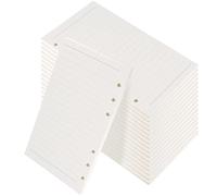 PINGEUI 10 Pack A6 Lined Filler Paper, 450 Sheets/900 Pages Ruled Loose Leaf Paper, 6-Hole Punched, Insert Ruled Lined Paper for Journals and DIY Projects