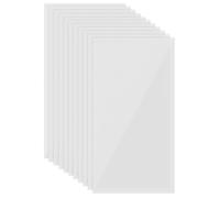 PINGEUI 15 Sheet Blank Mylar Stencil Sheets, 12 x 24 Inch Translucent Stencil Paper for Cutting Vinyl, 7.5 Mil Thickness Plastic Template Sheets