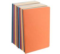PINGEUI 16 Pack A5 Lined Notebook Multipack, A5 Notebook 60 Pages Kraft Cover Lined Notepad Multipack Notebooks for School Supplies, Office, Family (8 Colour)