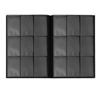 PINGEUI 2 Pack 9 Pocket Trading Cards binder, 720 Pockets Sided Loading Pocket Card Folder Card Sleeves Album with Elastic Strap for Football Sports Pokemon Card and Card Games, Black
