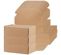 PINGEUI 30 Pack Corrugated Cardboard Shipping Boxes, 15x10x5cm Small Postage Boxes, Brown Small Parcel Boxes for Business, Posting, Storing or Gift