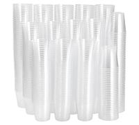 PINGEUI 600 Pack 1oz Clear Plastic Shot Cups, Mini Shot Glasses Containers for Drinks, Jelly, Sample, Sauce, Dipping