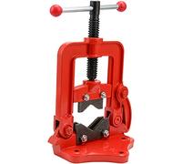 PINGEUI Heavy Duty Pipe Vise, Forged Bench Yoke Pipe Vice for Holding Pipe, Fit for 0.47 Inch - 4.5 Inch Pipes