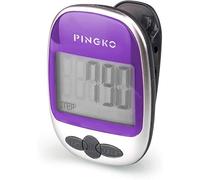 PINGKO Walking Pedometer Accurately Track Steps Portable Sport Pedometer Step/Distance/Calories/Counter Fitness Tracker, Calorie Counter-Purple