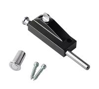 PINGPINGXIE Window Glass Patio Doors Black Auxiliary Security Lock,The keyless Sliding Rectangle Patio Door Lock Keep Your Family Safe and Secure
